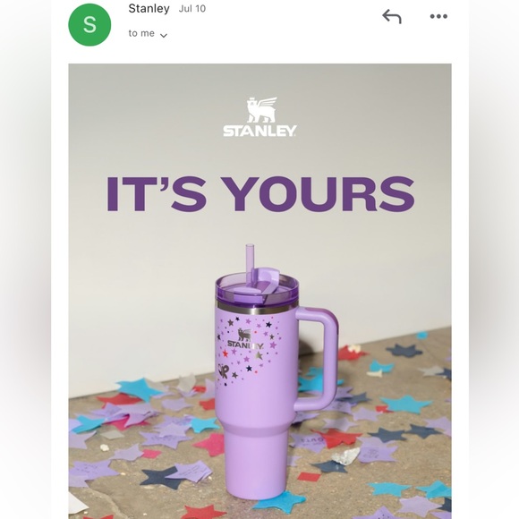 NIB Olivia Rodrigo Stanley Quencher H2O FlowState Tumbler 40oz - Picture 6 of 8